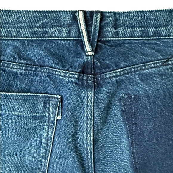 3x1 3x1 Fringe Straight Crop In Lima Jeans Dark Wash Size 26” - Picture 8 of 13